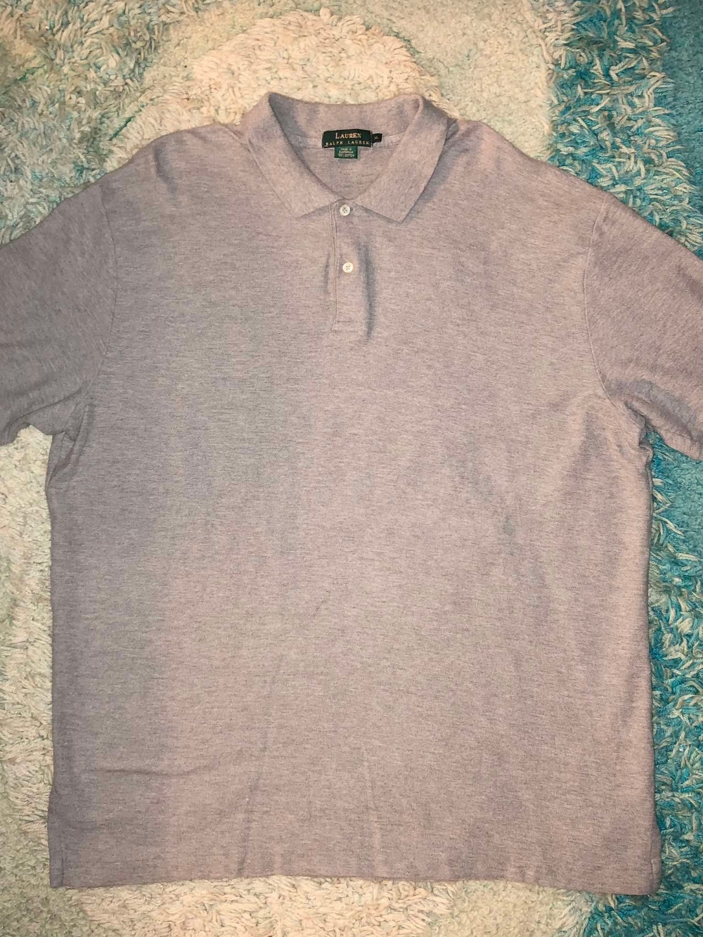 Ralph Lauren Heather Light Gray Polo Shirt